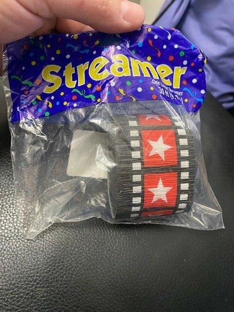 Creative Converting Hollywood Lights Streamer 30ft. New!!!