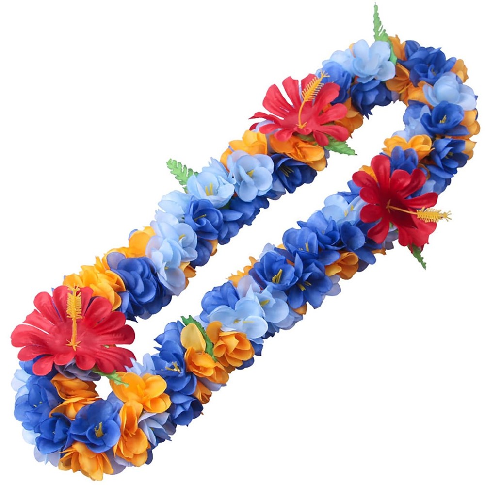 1PCS Luxury Necklaces Hawaiian Leis Tropical Flower Lei Graduation Hawaiian L…