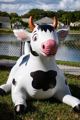 Jet Creations Cow Inflatable 76inch (193cm) Long