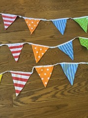 3 Party Banners – Fabric Each 92 Colorful Party Decorations Birthday Party