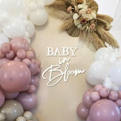 Baby in Bloom Sign, 16”x24” Felt Letter Baby Shower Sign Baby in Bloom Party …