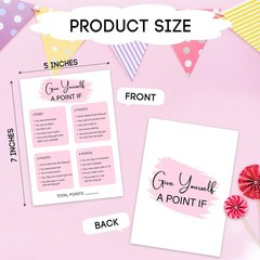 Birthday Party – Give Yourself A Point If, Birthday Party Activity Favor, Set…