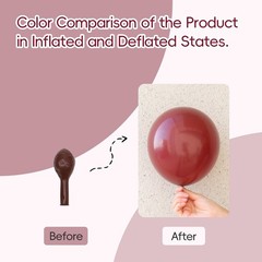 Burgundy Balloons 12 inch Maroon Balloons 50pcs Party Balloons for Birthday