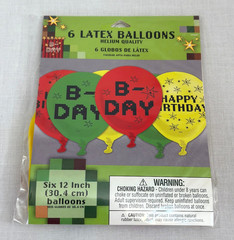 MINECRAFT Themed Birthday Party Supplies Napkins + Balloons Bundle Gamer Decor