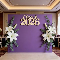 2026 Graduation Decorations, Class of 2026 Wooden Sign, Graduation Photo Boot…