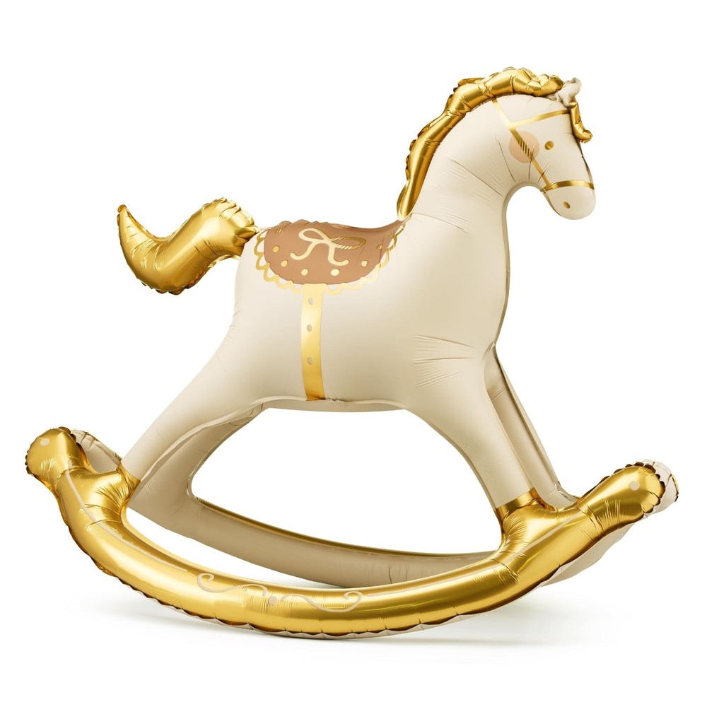 Inflatable Standing Rocking Horse Balloon 41.5×34 Inch, Large Horse-Shaped Ai…