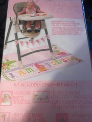 Unique Industries, Pink 1st Birthday High Chair kit.