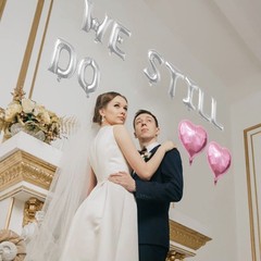 We Still Do Balloon Banner for Wedding, Engagement, Happy Anniversary, Bride ban