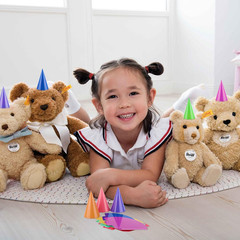 10 Pcs Mini Birthday Party Hats Multicolor Paper Cone Hats for Kids Girls Pets S