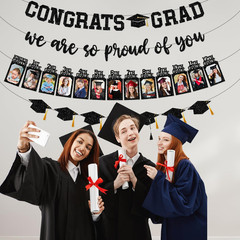 Graduation Decorations 2026, Easy Assemble Graduation Photo Banner K-12 Class of