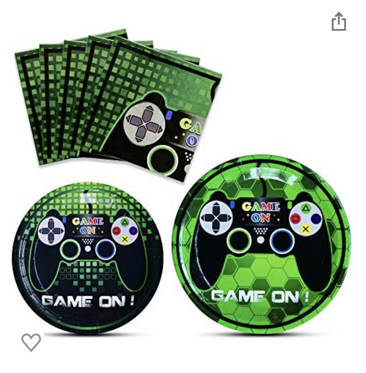 video game party supplies for 16 guests