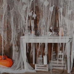 Gauze Horror Creepy Cloth White Textile Halloween Party Decoration Props 183cm