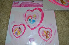 Disney Princess Royal Celebration Birthday hanging decorations 3 set cinderella