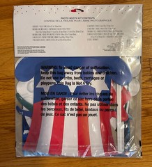 USA Photo Booth Kit Contains: 14 Props + Backdrop By: American Greetings NIP!