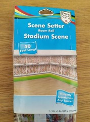 Amscan Scene Setter room roll stadium scene football party decoration 12m long
