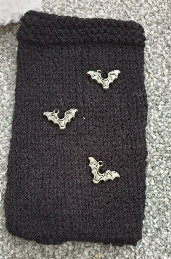 CHOCOLATE BAR COVER, BAT CHARMS, HALLOWEEN GIFT