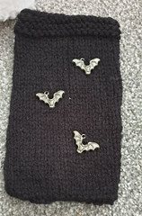 CHOCOLATE BAR COVER, BAT CHARMS, HALLOWEEN GIFT