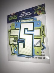 Teenage Mutant Ninja Turtles 4.25′ SHELL-EBRATE! Banner NEW Happy Birthday Party