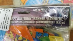 Pokemon Diamond Pearl Birthday Banner 18 Packs 5 Feet Long Each