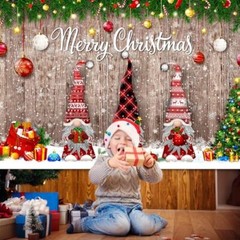 Christmas Backdrop Merry Christmas Party Decoration Christmas Photo Banner