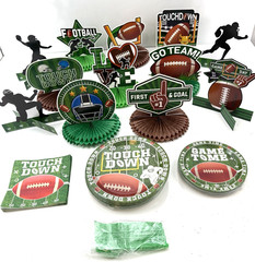 Football Party Decorations and Tableware