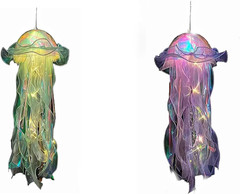 Jellyfish Hanging Decor,Room Decor, Set of 5,Under the Sea Party Decorations,Jel