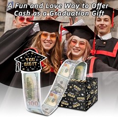 100 Pack Graduation Money Box for Cash Gift Pull ,Surprise Box Graduation Gift