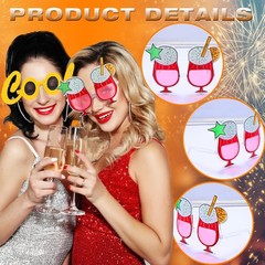 15 Pack Funny Drink Sunglasses – Novelty Party Glasses & Fun Photo Booth Prop…