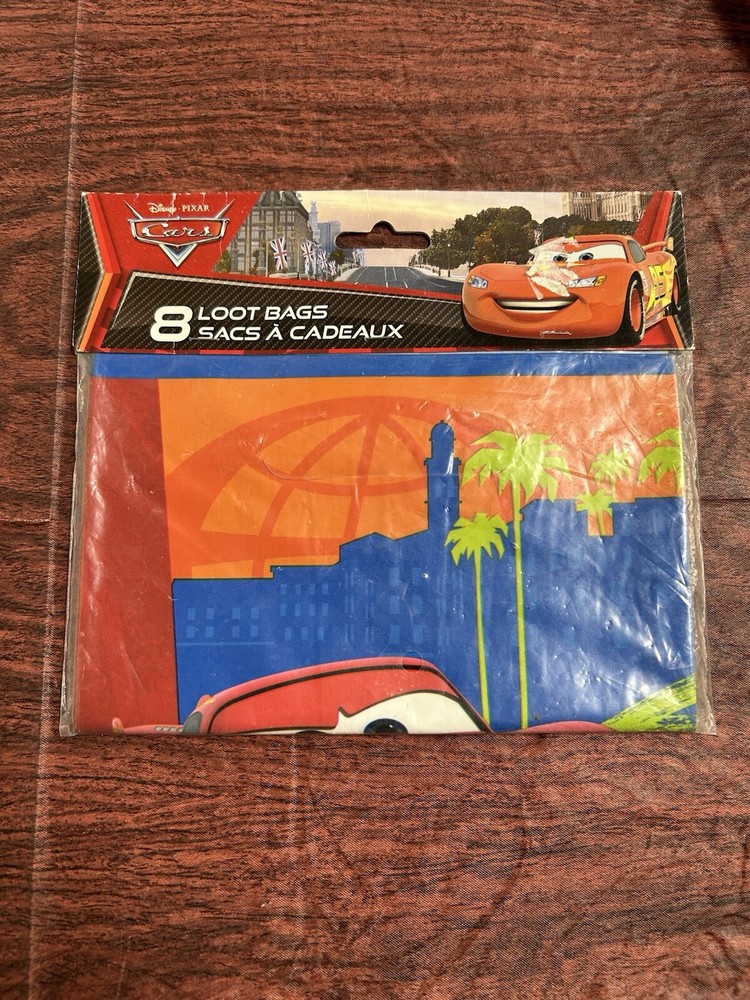 Disney Cars Lightning McQueen Birthday party supplies treat loot favor bags 8pc