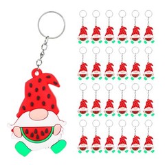 24 Pack Watermelon Gnome Keychains Watermelon Party Favors for One in a Melon…