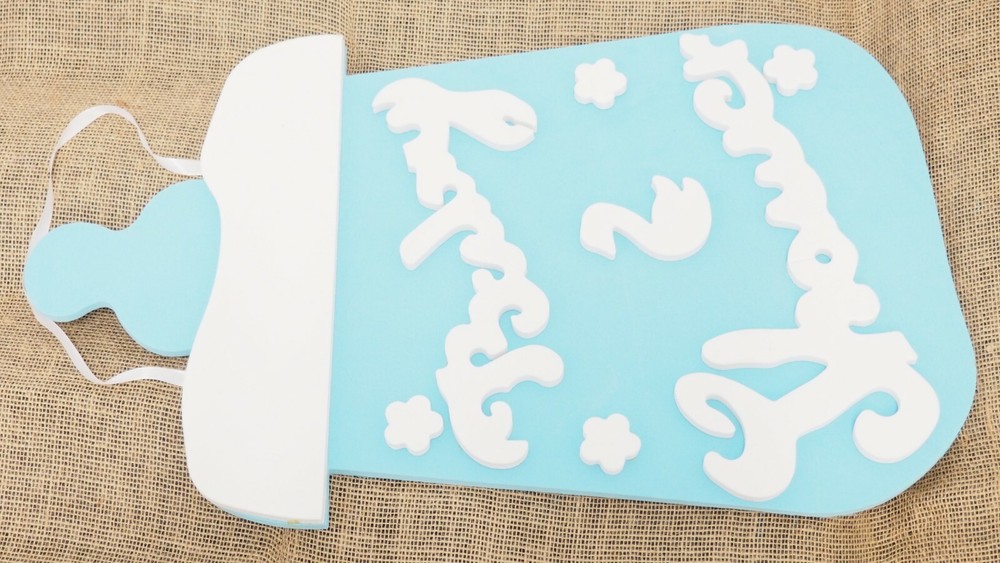 Jumbo X Large Baby Shower Sign Words Letters Foam Fomi Decoration Party Decor