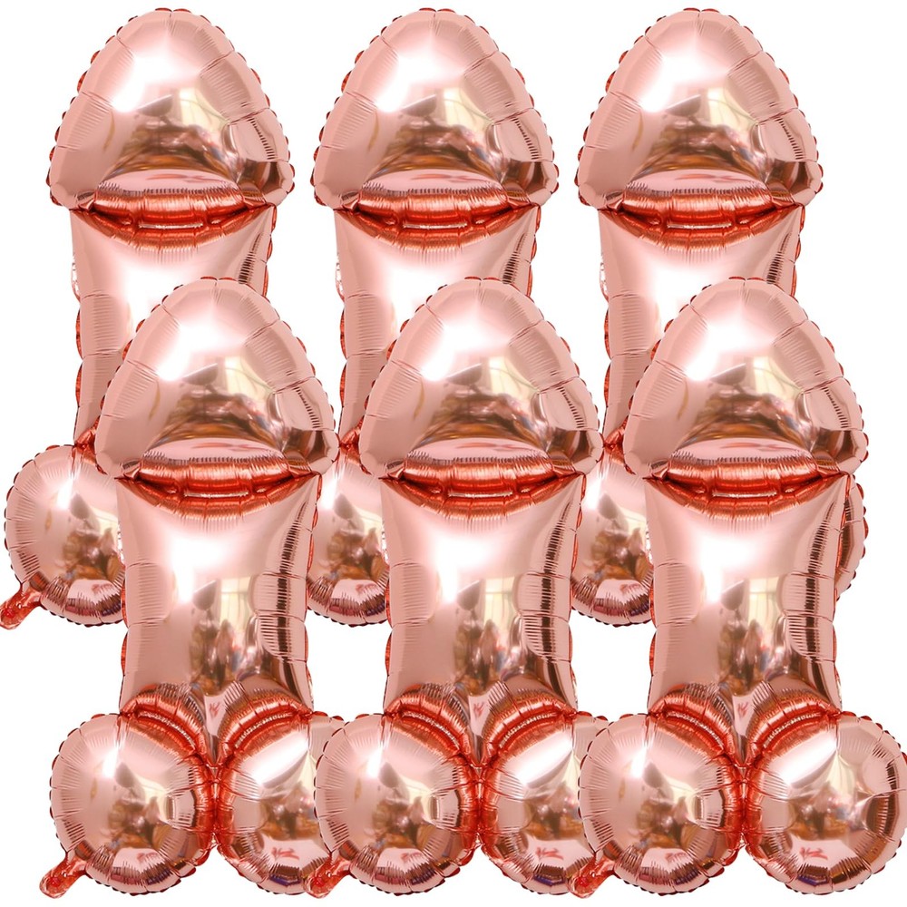 6 Pcs Bachelorette Balloons Funny Bachelorette Party Favors Decorations for U…