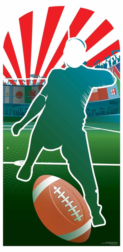 Rugby World Tournament Stand-In Lifesize Cardboard Cutout – Great for photos
