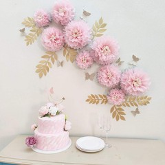 Paper Flower Decorations for Wall Backdrop Girld Nursery Wall Decor Wedding Brid