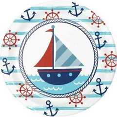 Nautical Baby Shower Decorations Balloons Cups Plates Centerpieces Baby Boy