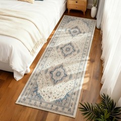 Hallway Washable Runner Rug 2’x6′ Vintage Soft Farmhouse Entryway Kitchen Run…