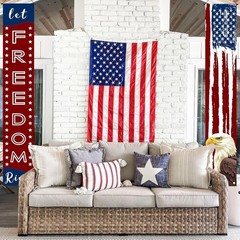 Vivid Independence Day Welcome Banner 70.8″L x 11.8″W – Durable Polyester Design