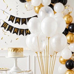 30pcs Gold Plastic Balloon Sticks,Balloon Sticks with Cups,Palitos para Globo