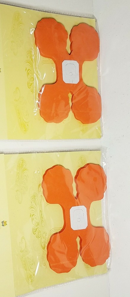 2 Pack Hanging Paper Garland Party Streamers Home Decor Orange Size 12′ x 5″