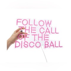 Pink Neon Party Sign