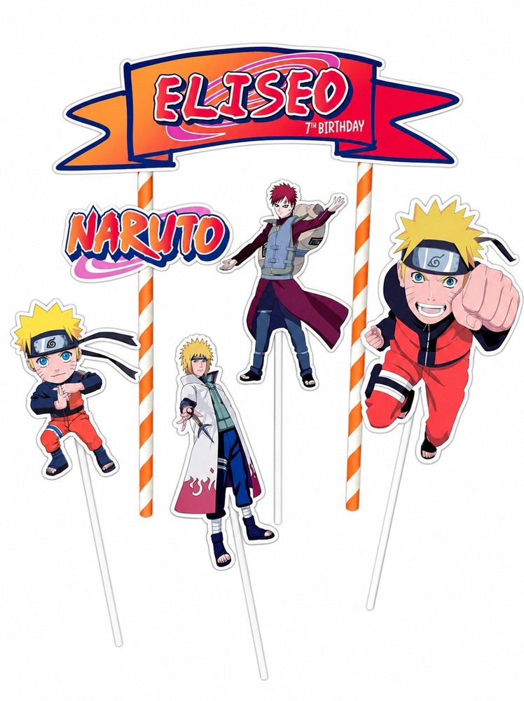 Personalized Shinobi Hero Ninja Cake Topper