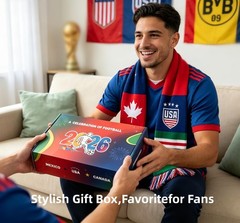 2026 Soccer Fan Kit – 30 Pack Party Decorations, Flags, Tattoos, Scarf & More!