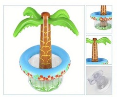 Tropical Hawaiian Party Decoration Set Inflatable Floats Drink Markers Beverage