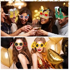 15 Pack Funny Drink Sunglasses – Novelty Party Glasses & Fun Photo Booth Prop…
