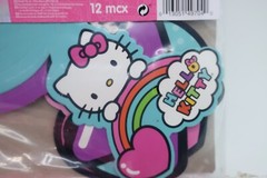 Hello Kitty Birthday Party Decoration 2 x 12 Piece Swirl & 8 Pack Invitation Set