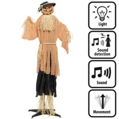 Boland Evil Scarecrow Pumpkin Halloween Party Decoration