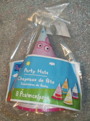 Peppa Pig Theme Birthday Party Decorations, 8 Wands, 32 mini Hats (B114)
