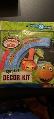 Dinosaur Train Birthday Decor Kit – 24pc Cupcake Toppers & Train Track Boy Kid