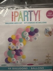 Birthday Era Ballon Arch Kit for Birthday Party Decor – 44 Balloons W/ Letters
