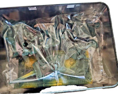 Tank In A Box With Plastic Soldiers and cupcake toppers (T7)